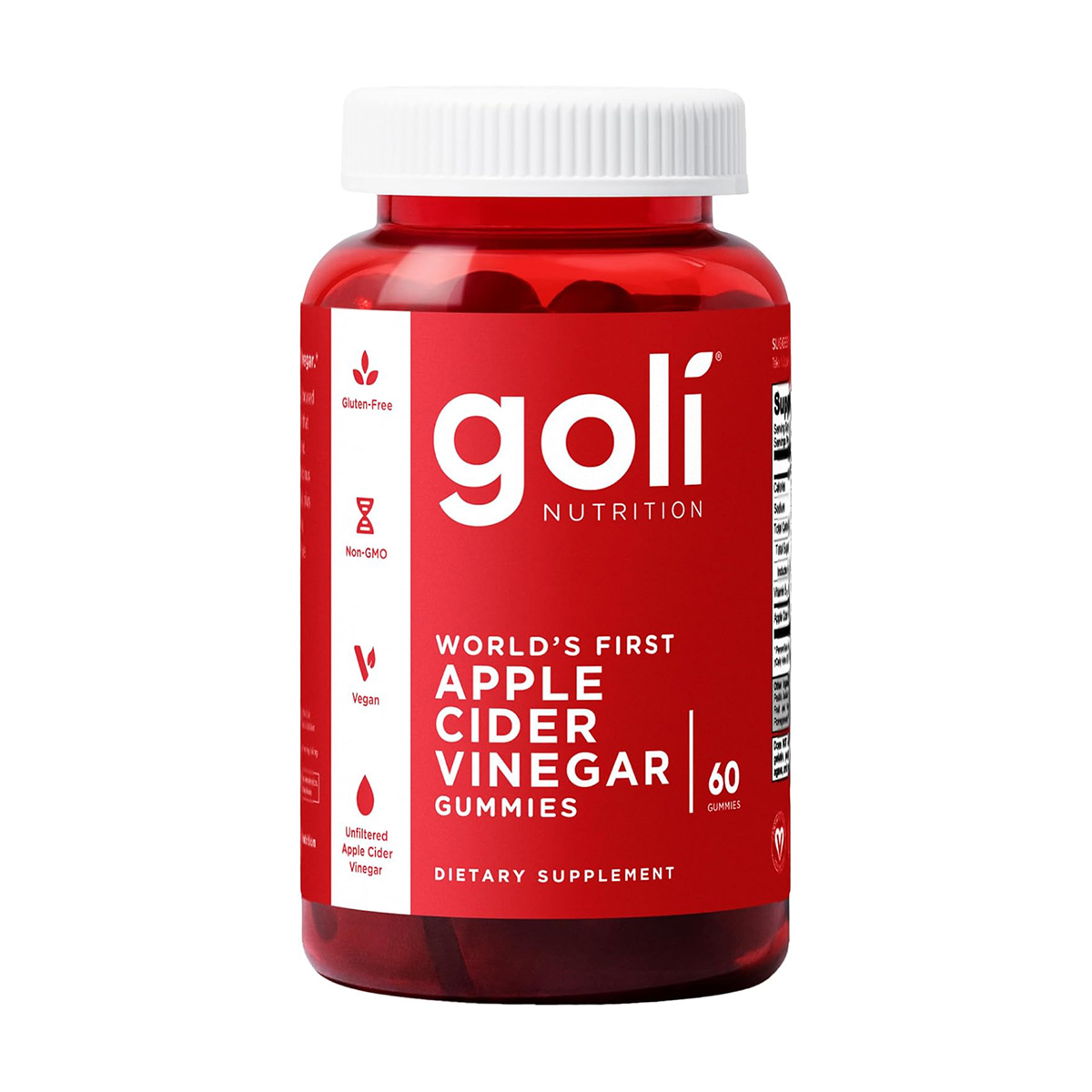 Gomitas de Vinagre de Manzana Goli x 60un